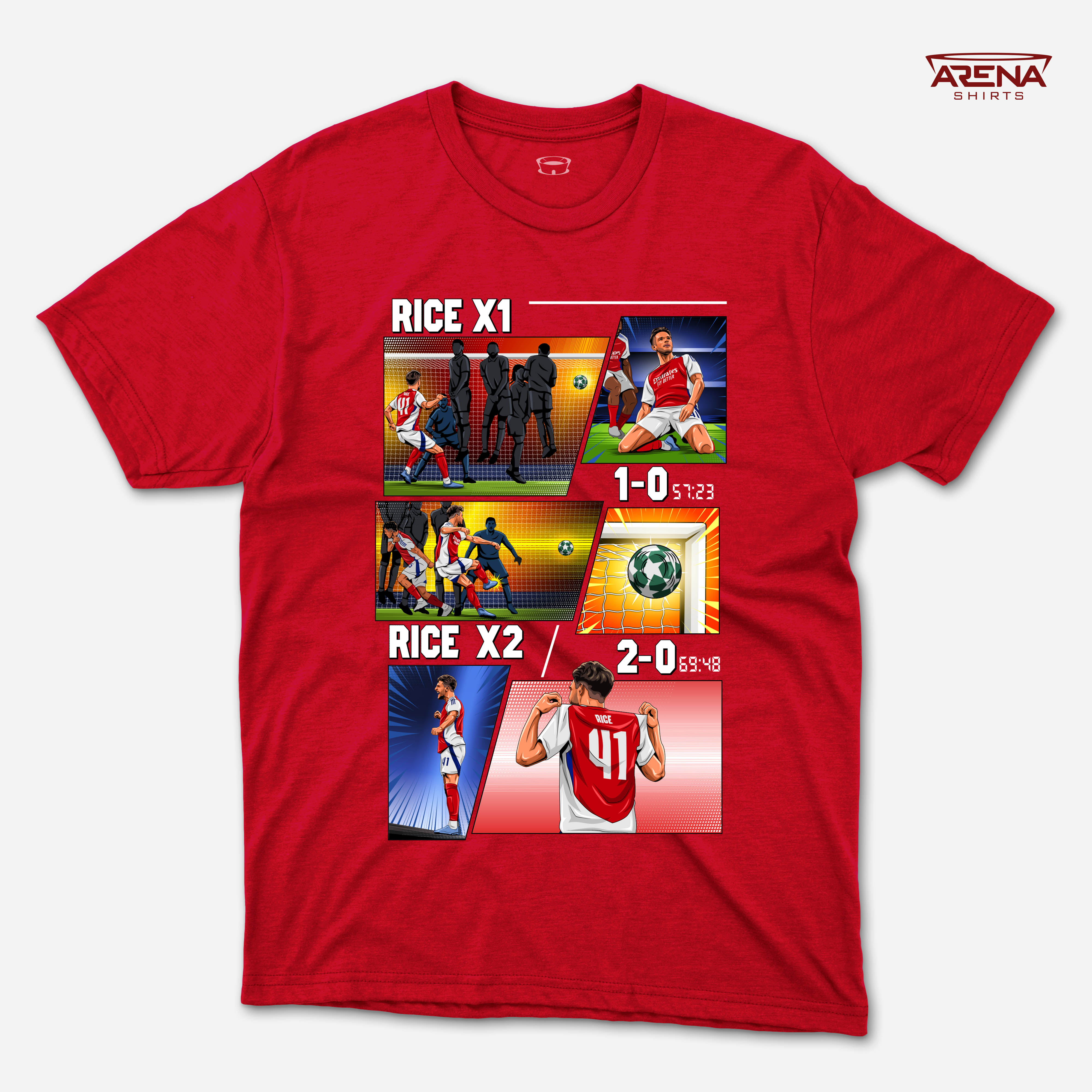 Rice x2 - Arena T-Shirts (Shipping to Europe and U.K)