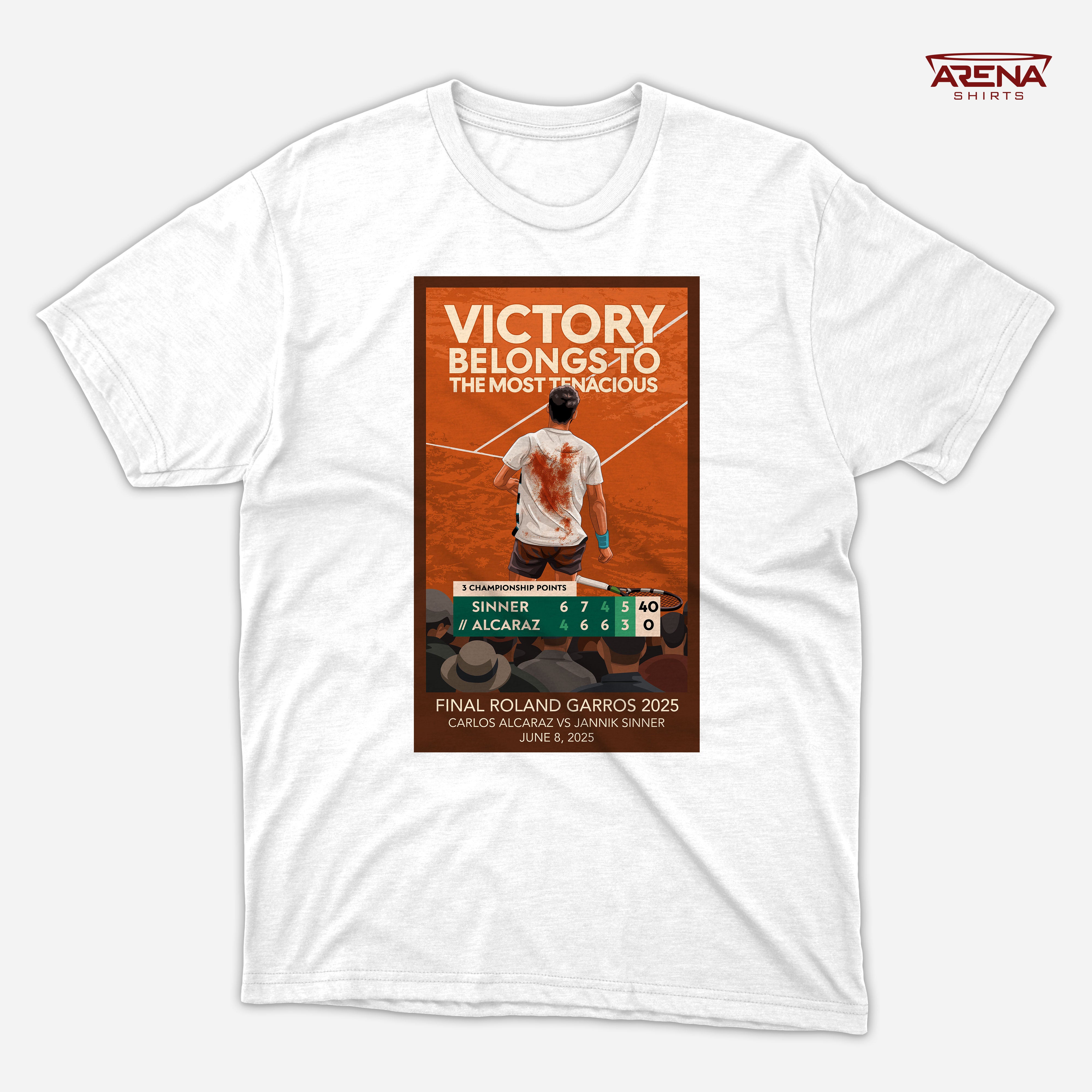 Victory Belongs to the Most Tenacious | Arena T-Shirts