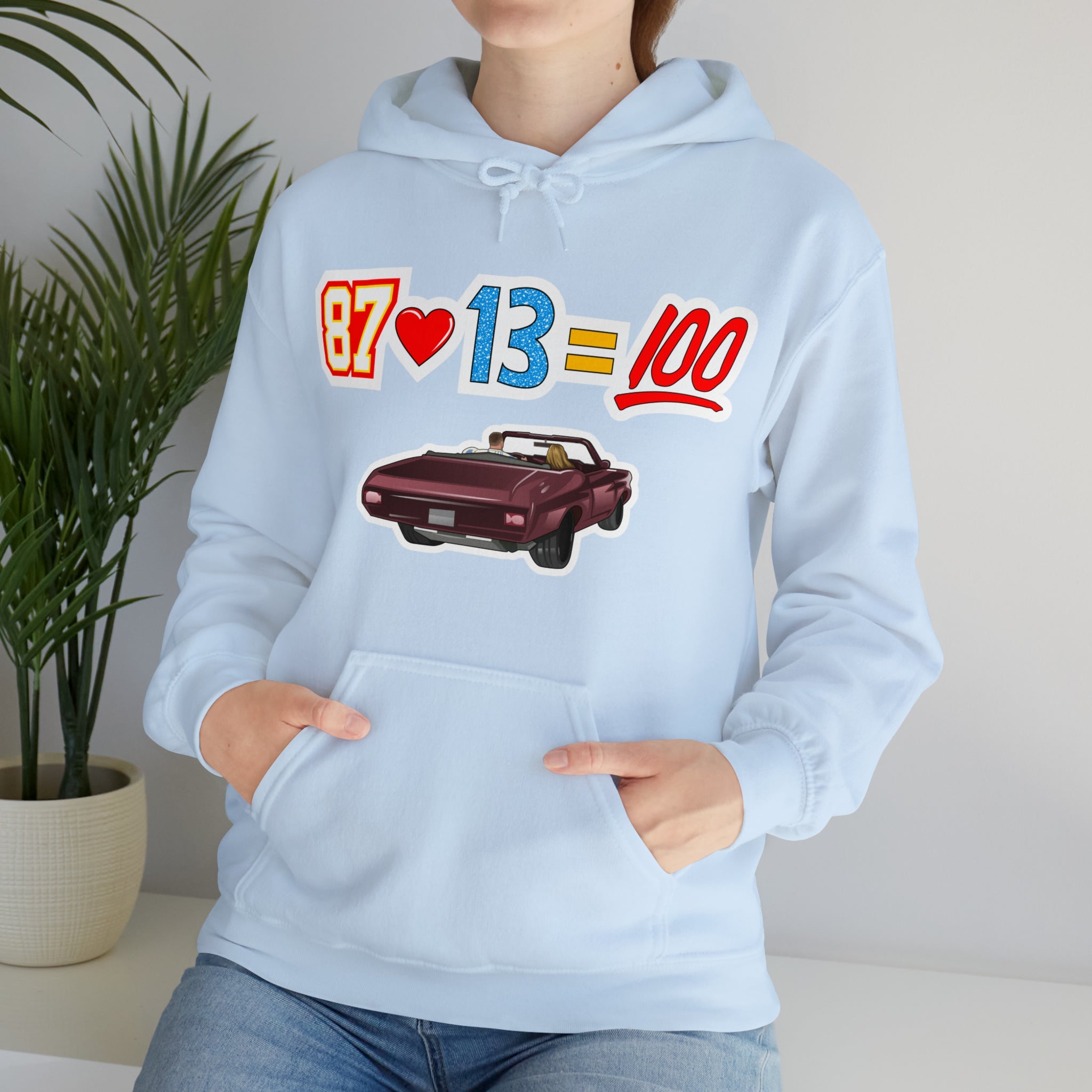 87 + 13 = 100 (Hoodie) - Arena Cases