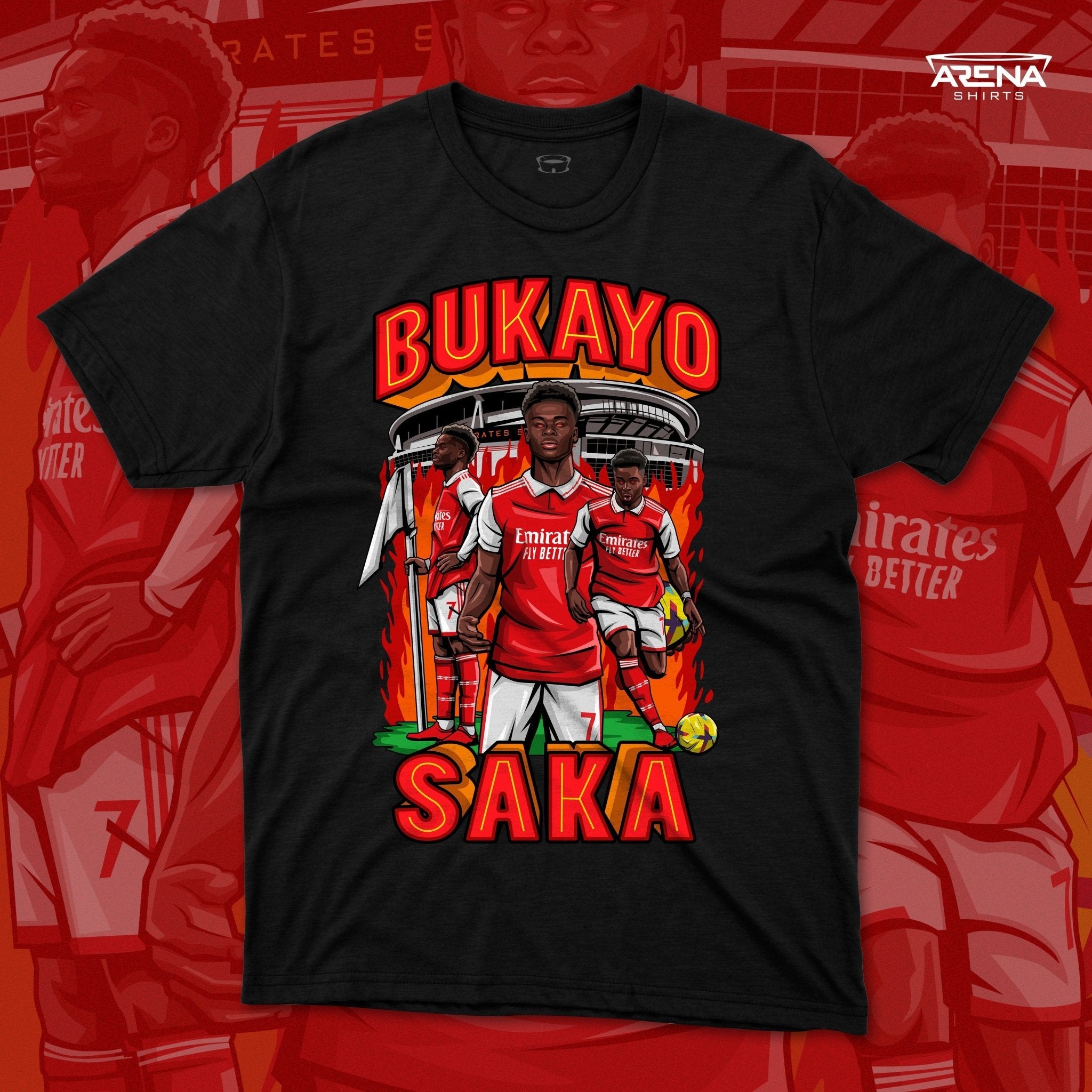 Bukayo Saka - Arena T-Shirts - Arena Cases