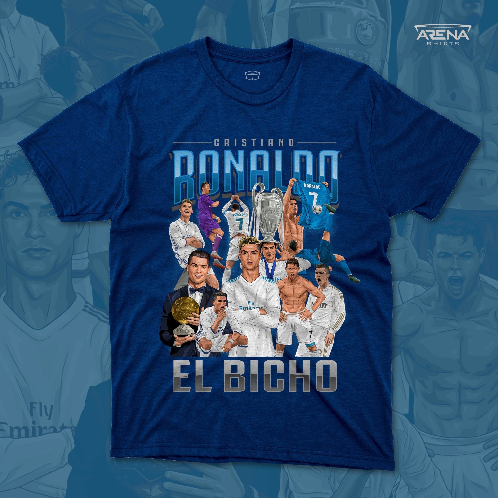 Cristiano Ronaldo Vintage - Arena T-SHIRTS - Arena Cases