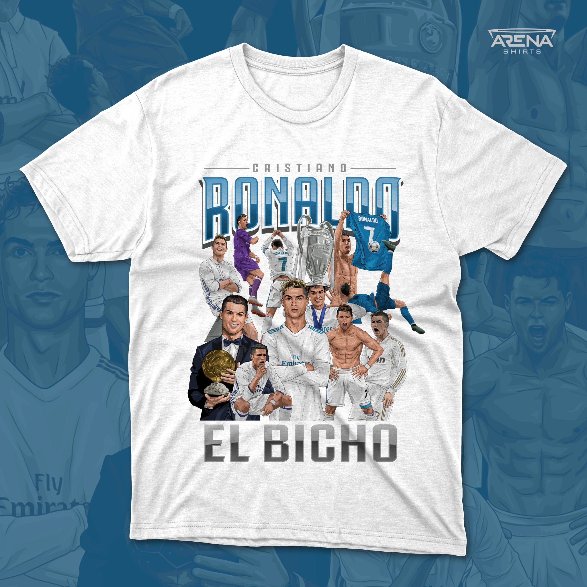 Cristiano Ronaldo Vintage - Arena T-SHIRTS - Arena Cases