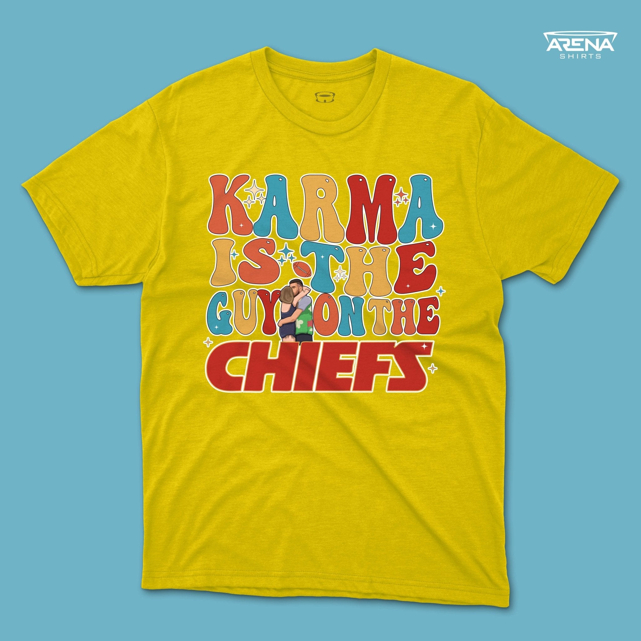 Karma is the guy on the Chiefs - Arena T-Shirts - Arena Cases