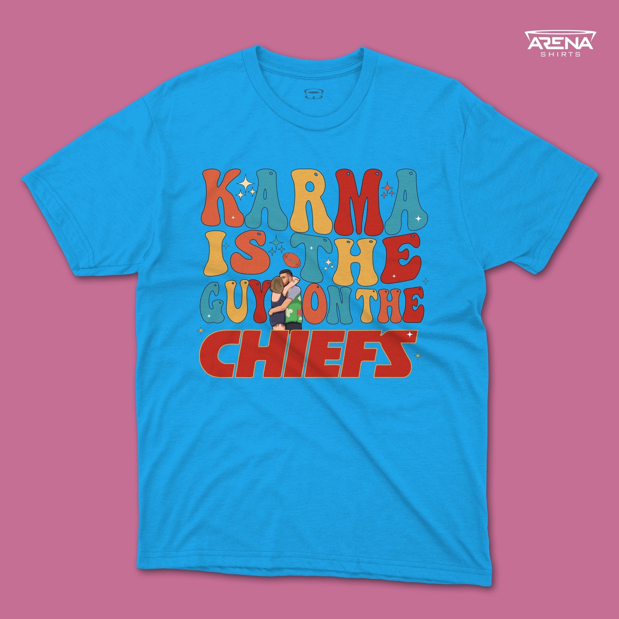 Karma is the guy on the Chiefs - Arena T-Shirts - Arena Cases