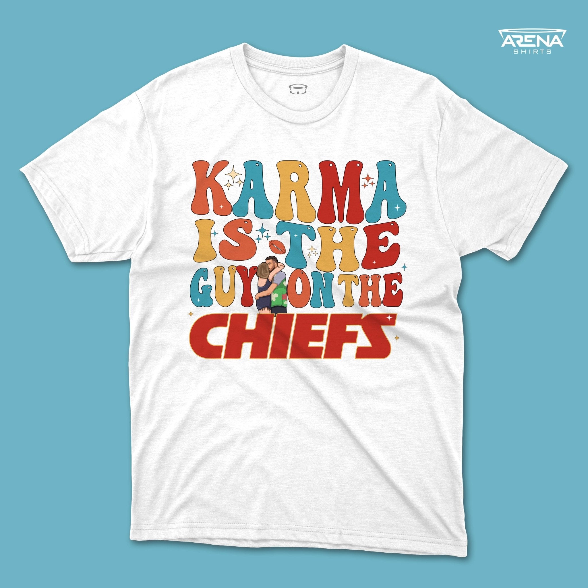 Karma is the guy on the Chiefs - Arena T-Shirts - Arena Cases