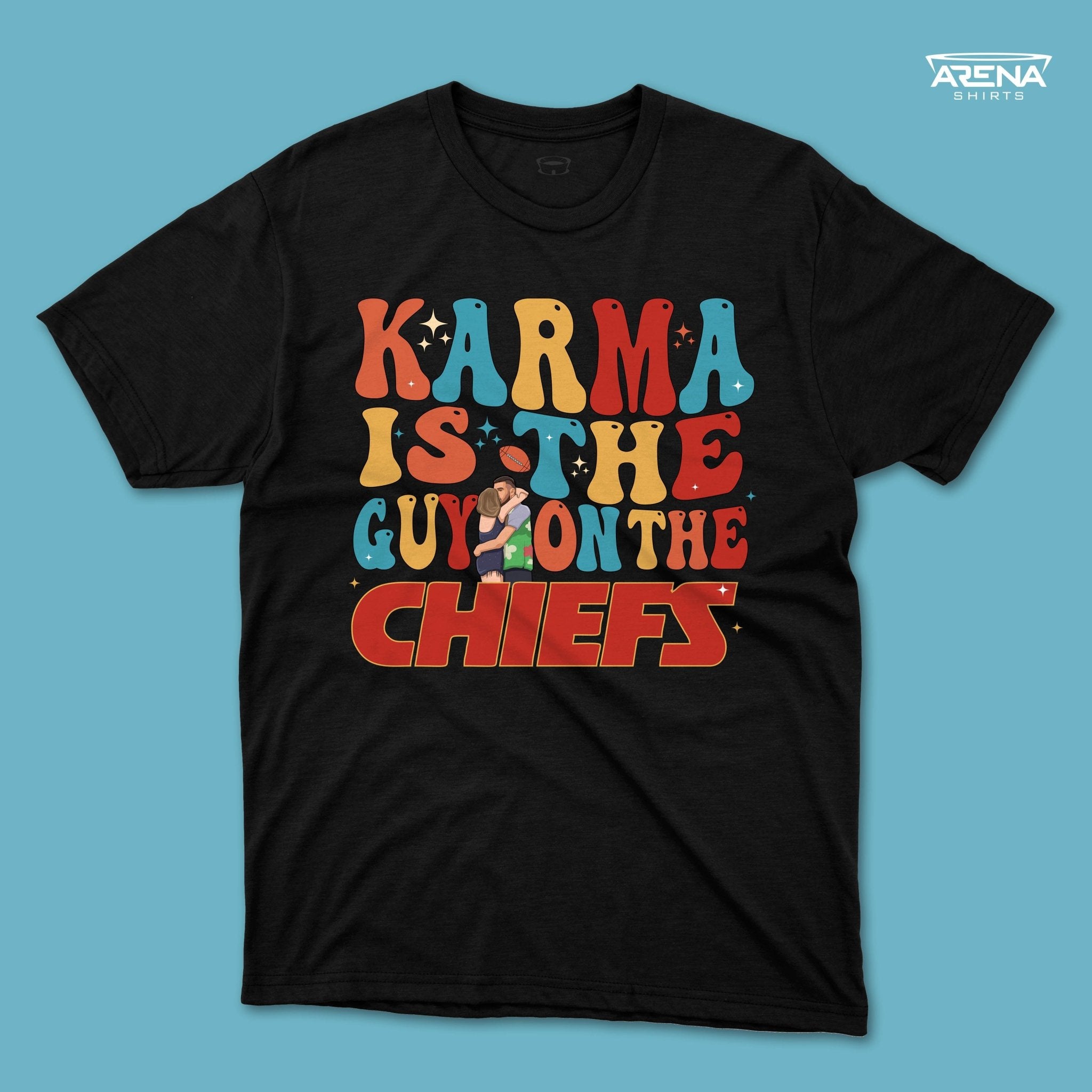 Karma is the guy on the Chiefs - Arena T-Shirts - Arena Cases