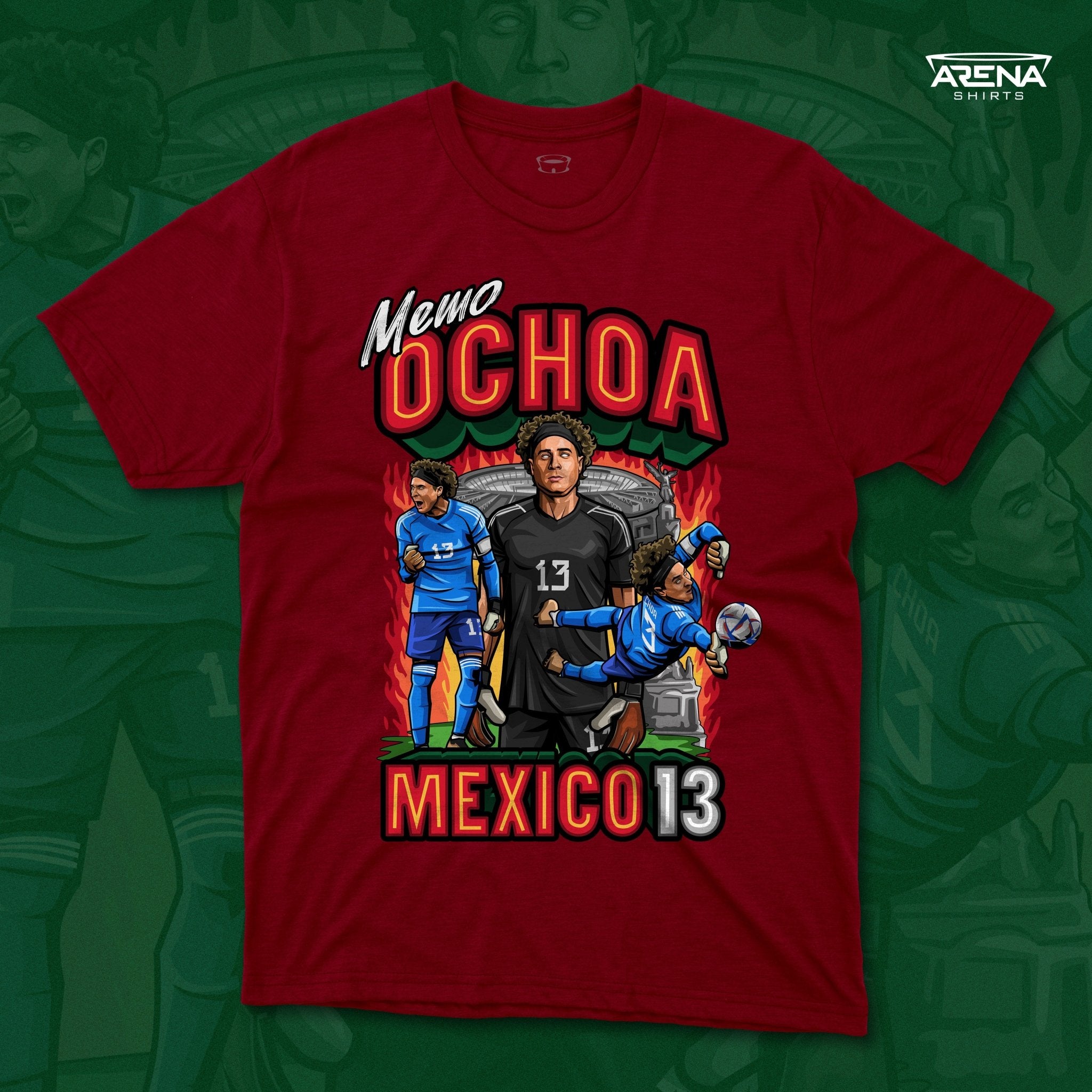 Memo Ochoa - Arena T-Shirts - Arena Cases