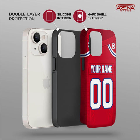 New England Red - Football Colors 23 - Arena Cases