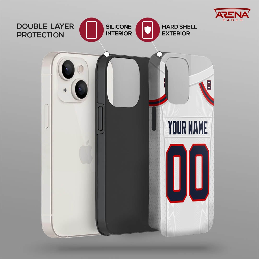 New England White - Football Colors 23 - Arena Cases