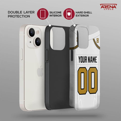 New Orleans White - Football Colors 23 - Arena Cases
