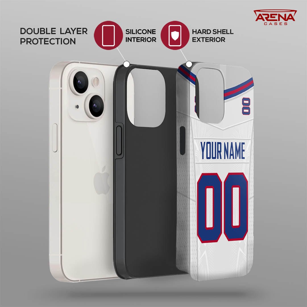 New York G White - Football Colors 23 - Arena Cases