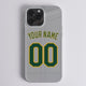 Oakland Gray Road - Baseball Colors 23 - Arena Cases