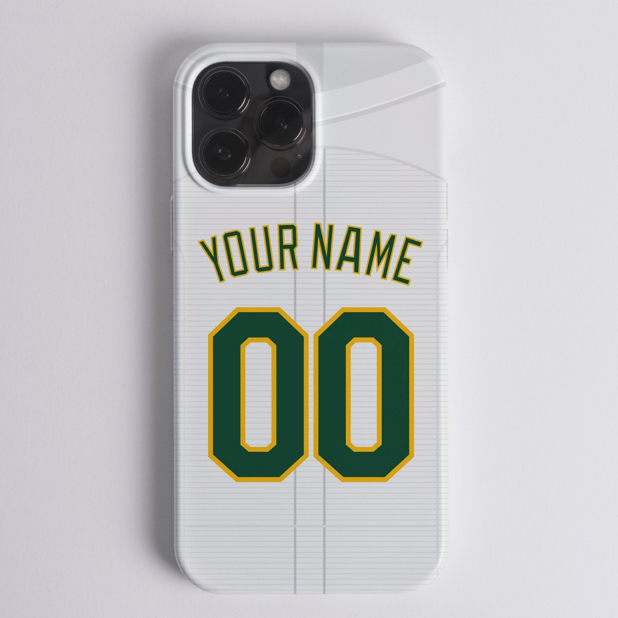 Oakland White Home - Baseball Colors 23 - Arena Cases