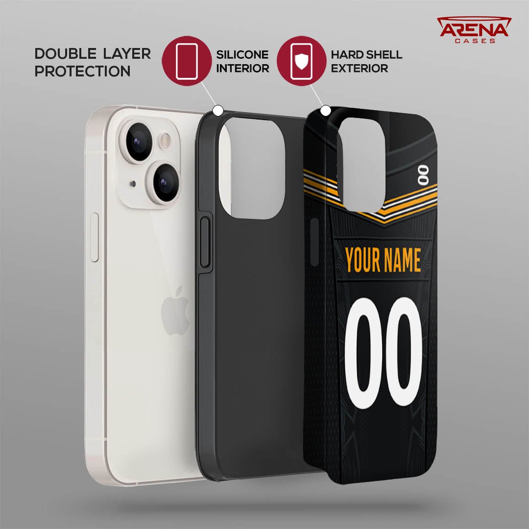 Pittsburgh Black - Football Colors 23 - Arena Cases