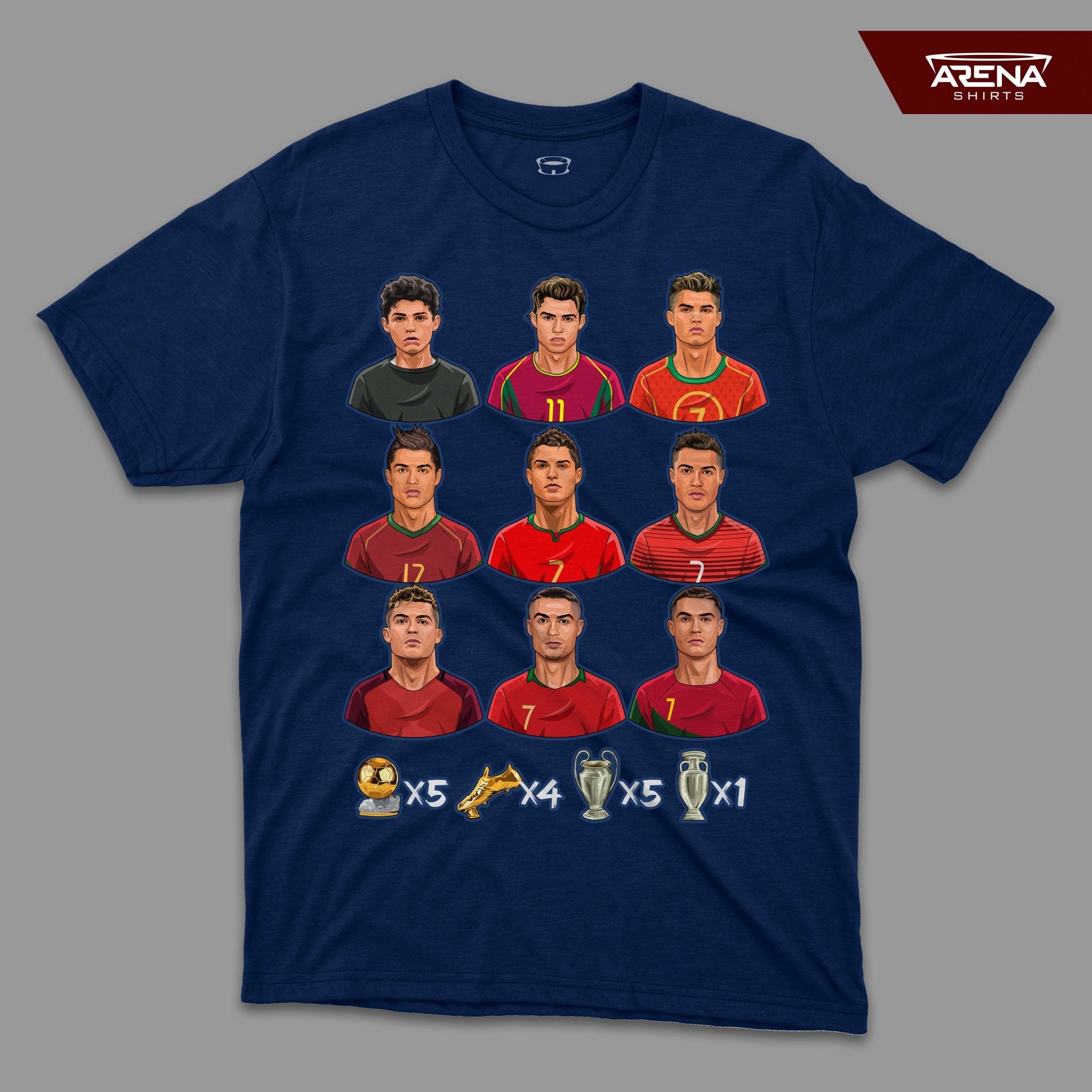 Ronaldo Career - Arena T-Shirts - Arena Cases
