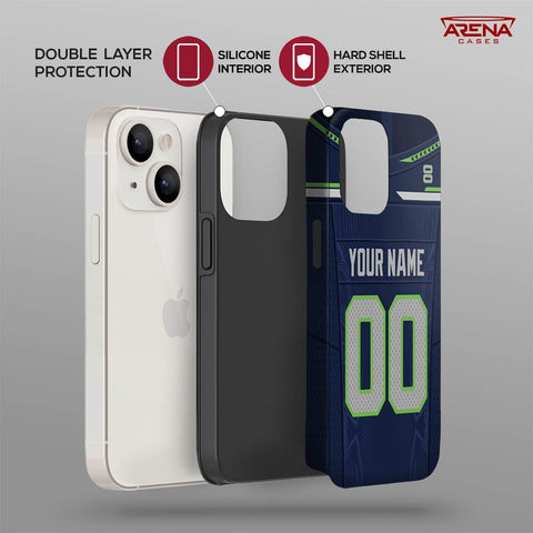 Seattle Navy - Football Colors 23 - Arena Cases